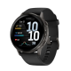 Garmin Venu 4 Smartwatch 45mm (Slate/Black Silicone Band)